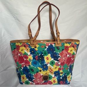 Floral Dooney & Bourke Tote Bag
